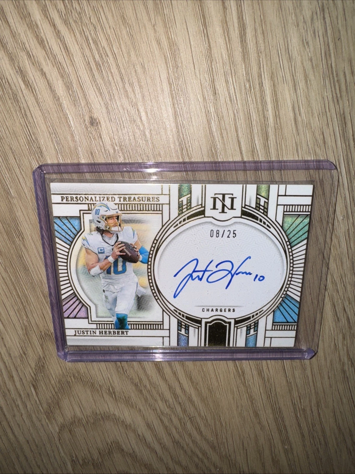 2023 Panini National Treasures Justin Herbert auto /25