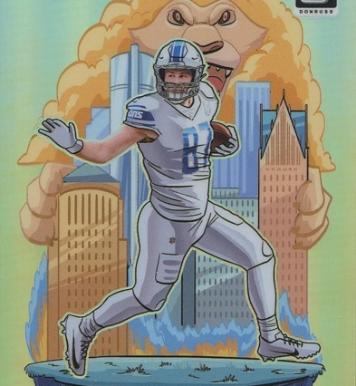 Sam Laporta 2024 Optic DOWNTOWN SSP CASE HIT Detroit Lions #6