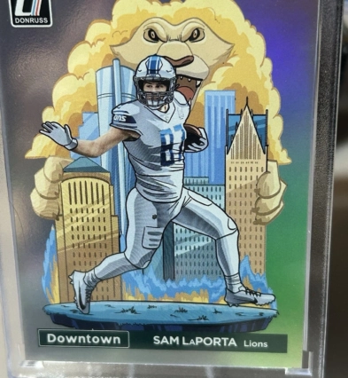 2024 Panini Donruss - Downtown! Sam LaPorta #6 case hit gorgeous card