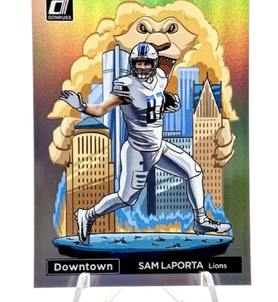 2024 Panini Donruss Downtown! Sam LaPorta #6 Lions SSP Case Hit