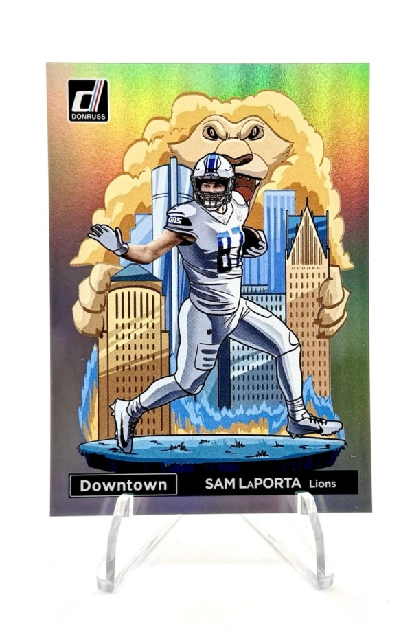 2024 Panini Donruss Downtown! Sam LaPorta #6 Lions SSP Case Hit