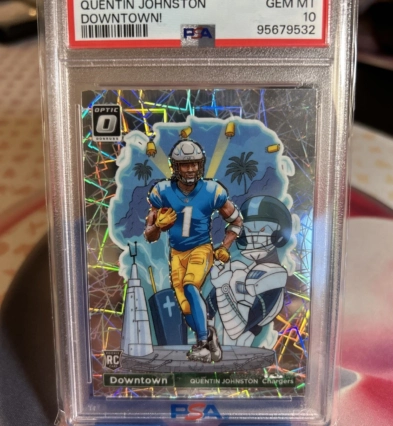 2023 Panini Donruss Optic - Downtown Quentin Johnston #D-16 (RC)