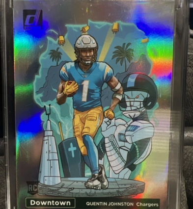 2023 Panini Donruss Optic Downtown Quentin Johnston #D-16 (RC)