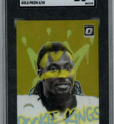 2023 Donruss Optic QUENTIN JOHNSTON Rookie KINGS Gold Prizm /10 SGC 10