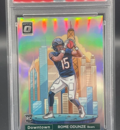 2024 Panini Donruss Optic - Rome Odunze DOWNTOWN #15 (RC) Rookie PSA 10 GEM MINT