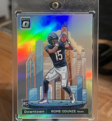 2024 Panini Donruss Optic - Downtown! Rome Odunze #15 (RC)