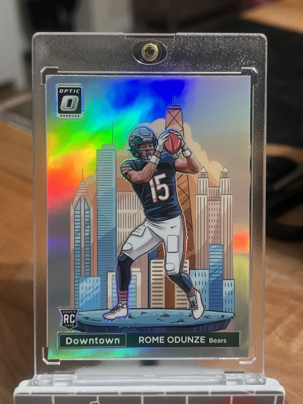2024 Panini Donruss Optic - Downtown! Rome Odunze #15 (RC)