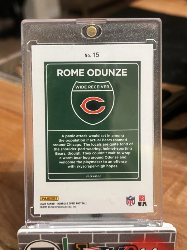 2024 Panini Donruss Optic - Downtown! Rome Odunze #15 (RC) - Image 2