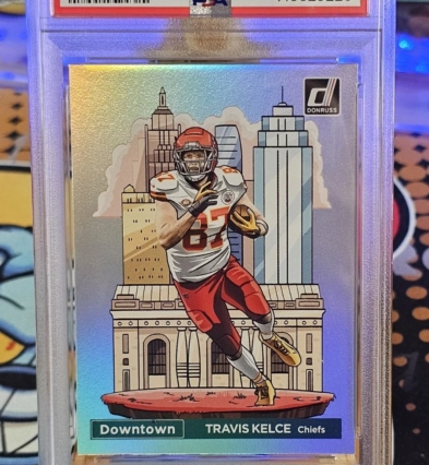 2024 Donruss Optic Football Travis Kelce Downtown! PSA 10!