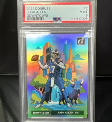 2024 Panini Donruss Josh Allen Downtown #2 SSP/Case Hit Buffalo Bills - Regular