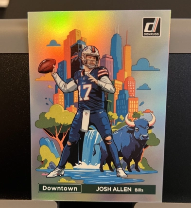2024 Panini Donruss Downtown! #2 Josh Allen Buffalo Bills SSP CASE HIT