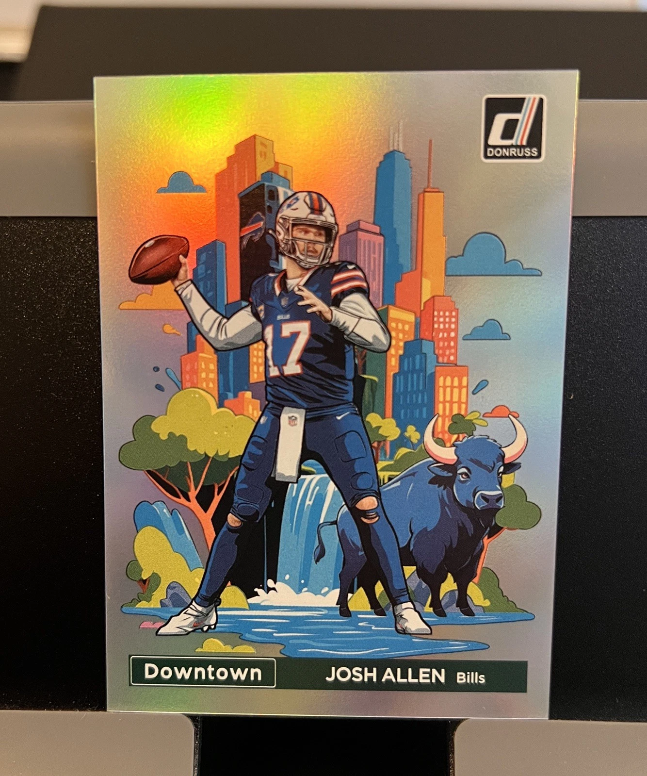 2024 Panini Donruss Downtown! #2 Josh Allen Buffalo Bills SSP CASE HIT