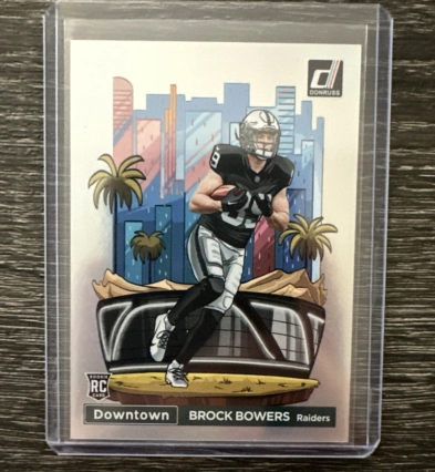 2024 Panini Donruss - Downtown! Brock Bowers #17 (RC)