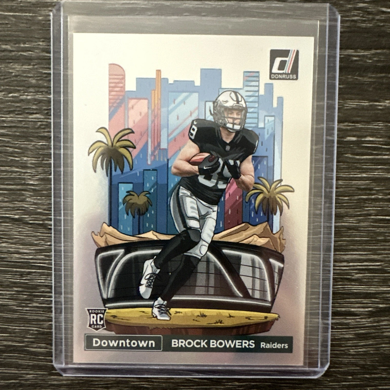 2024 Panini Donruss - Downtown! Brock Bowers #17 (RC)