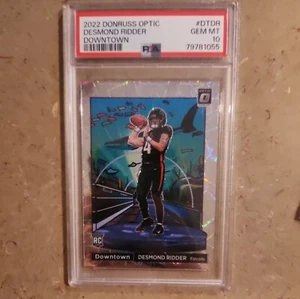 Demond Ridder 2023 Donruss Optic Downtown Rc Psa 10 #DT-DR