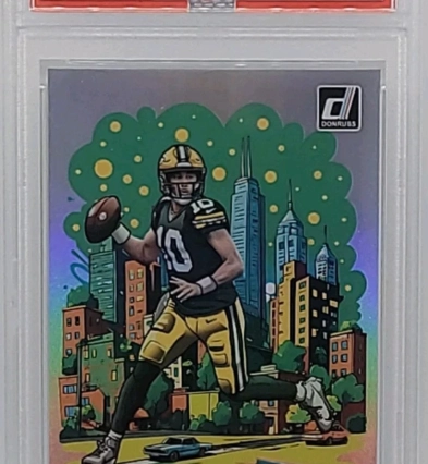 JORDAN LOVE 2024 DONRUSS DOWNTOWN! STANDARD SIZE PSA 9 Green Bay Packers