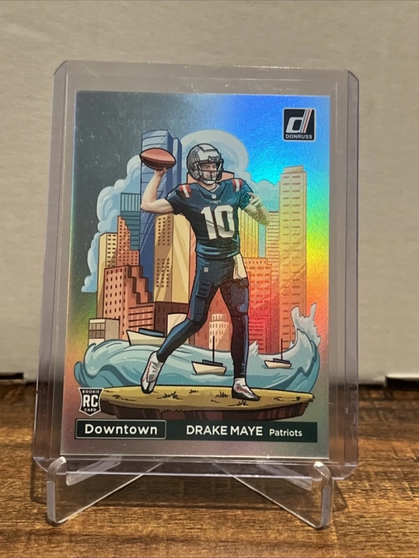 2024 Panini Donruss - Downtown! Drake Maye #13 (RC) - Image 2