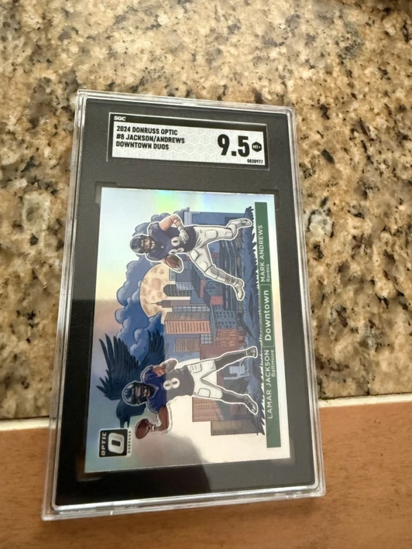 2024 Panini Donruss Optic - Downtown Duos Lamar Jackson, Mark Andrews #8