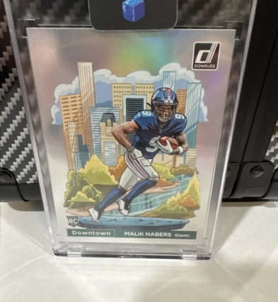 2024 Malik Nabers Panini Donruss - Downtown! #18 (RC)