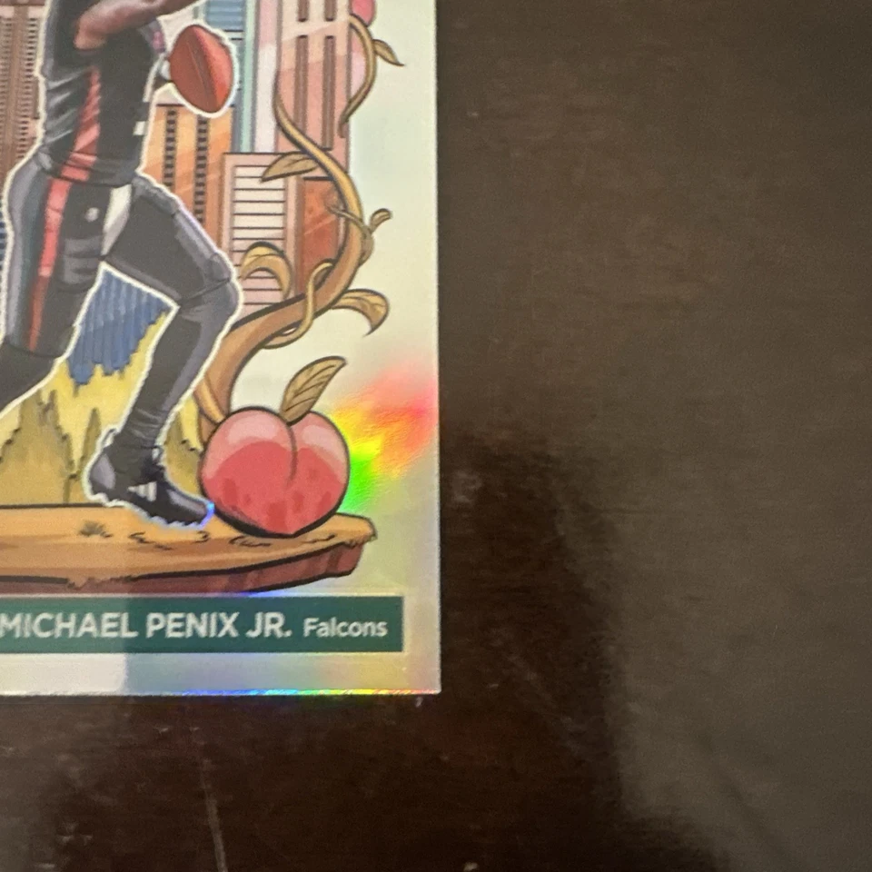 2024 Panini Donruss Optic Michael Penix Jr Downtown RC #14 SSP Case Hit - Image 7