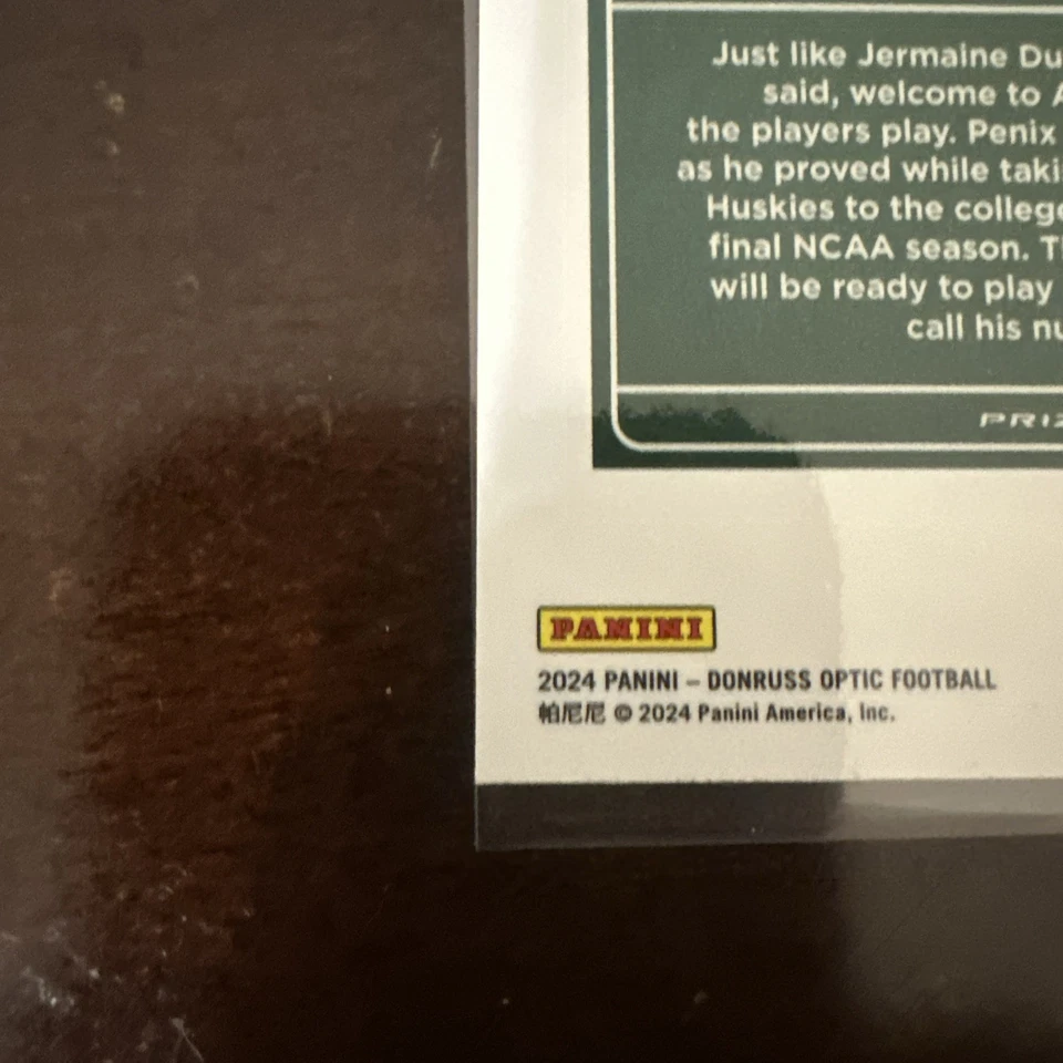 2024 Panini Donruss Optic Michael Penix Jr Downtown RC #14 SSP Case Hit - Image 5
