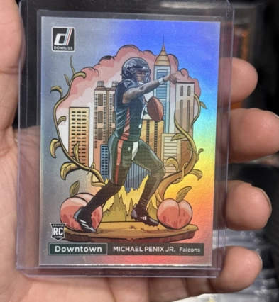 2024 Donruss Michael Penix Jr. Downtown! SSP RC Rookie #14 Falcons