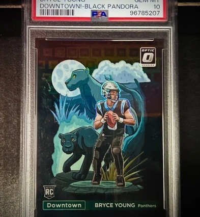 2023 Donruss Optic - Bryce Young (Rookie) #D-1 BLACK PANDORA Downtown /25 PSA 10
