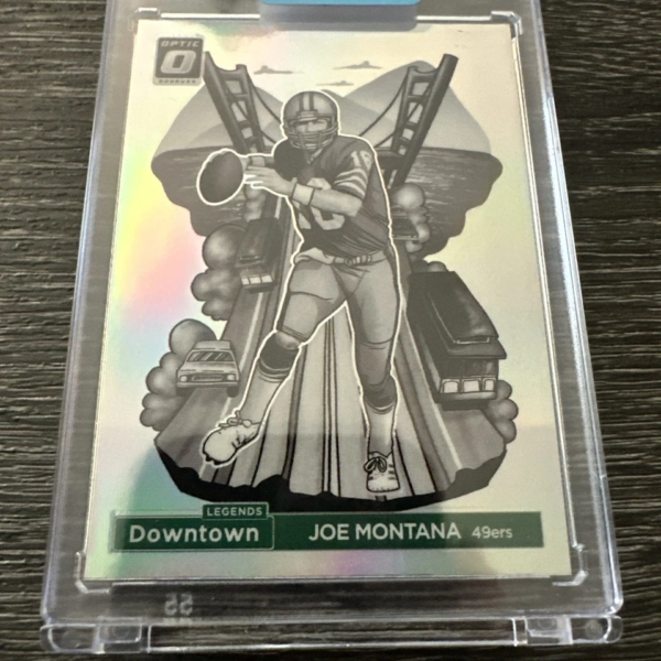 2024 Panini Donruss Optic Downtown Legends Joe Montana San Francisco 49ers SSP - Image 3