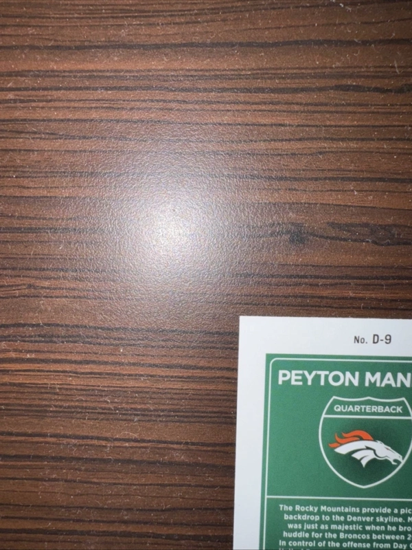 2023 Panini Donruss Optic Downtown Peyton Manning GOOD CENTERING 10 potential? - Image 5