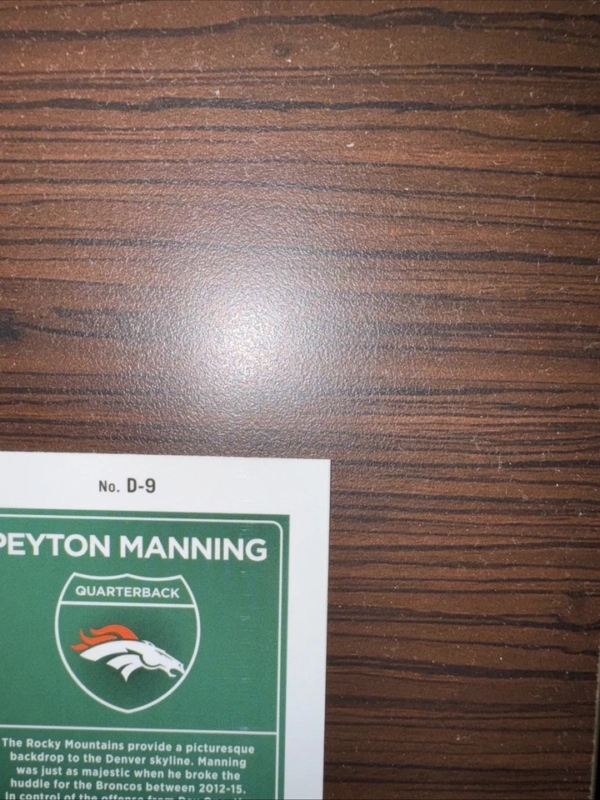2023 Panini Donruss Optic Downtown Peyton Manning GOOD CENTERING 10 potential? - Image 4
