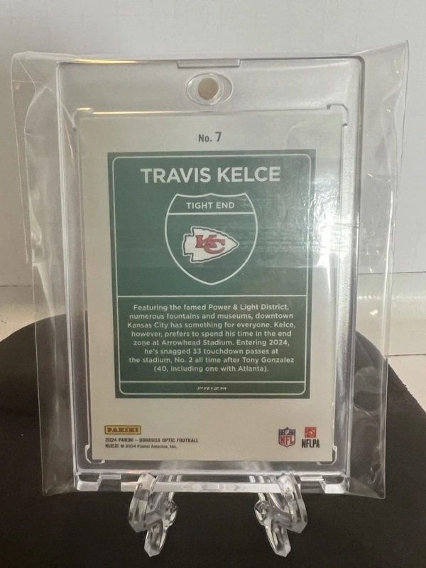 2024 Panini Donruss - Downtown! Travis Kelce #7 - Image 14