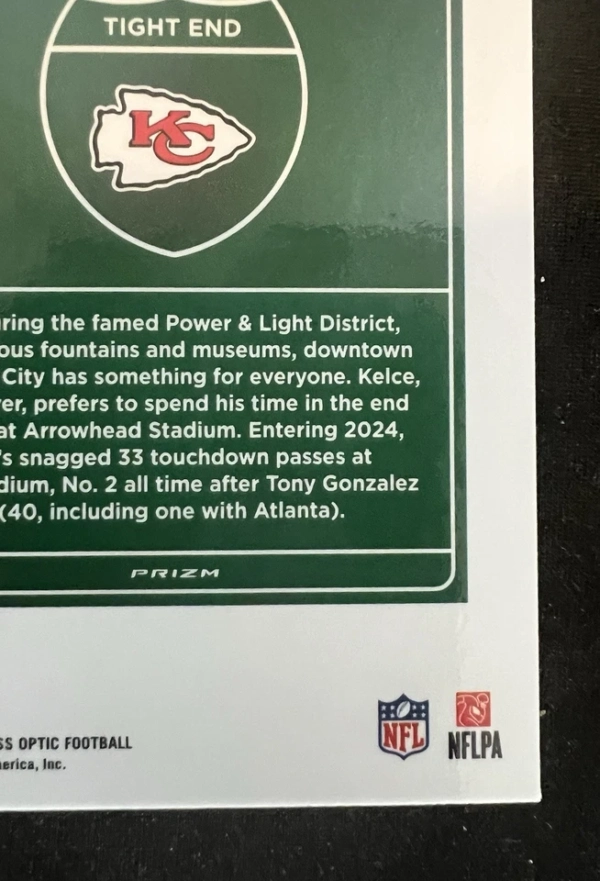 2024 Panini Donruss - Downtown! Travis Kelce #7 - Image 7