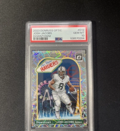 2023 Panini Donruss Optic - Downtown Josh Jacobs #D-12