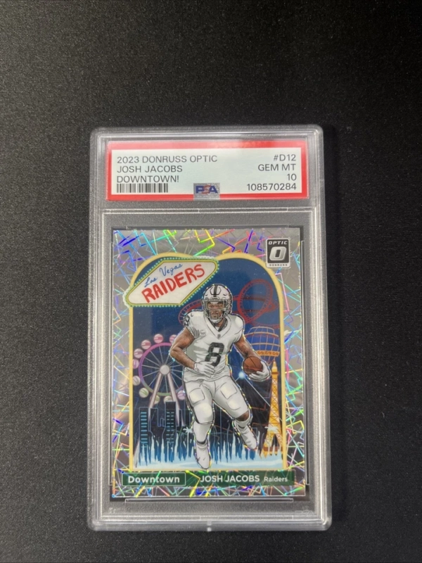 2023 Panini Donruss Optic - Downtown Josh Jacobs #D-12