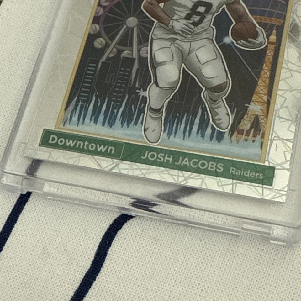 2023 Panini Donruss Optic - Downtown Josh Jacobs #D-12 - Image 2