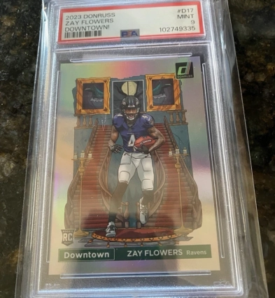 2023 Panini Donruss - Downtown! Zay Flowers #D-17 (RC)
