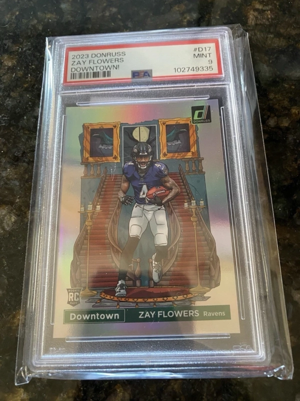 2023 Panini Donruss - Downtown! Zay Flowers #D-17 (RC)