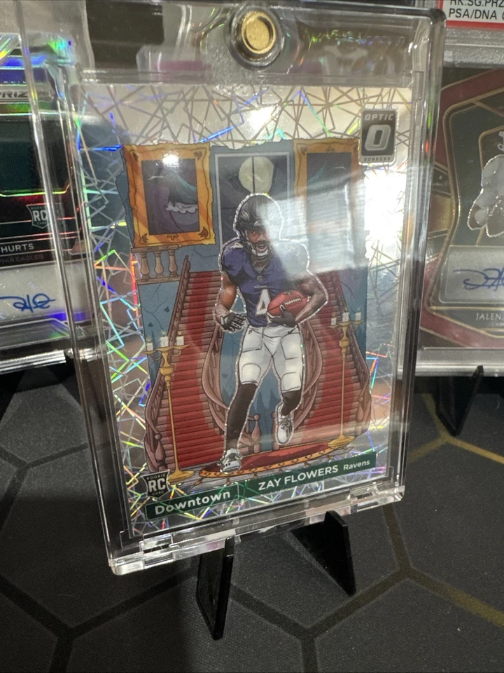 2023 Panini Donruss Optic - Downtown Zay Flowers #D-17 (RC) - Image 2