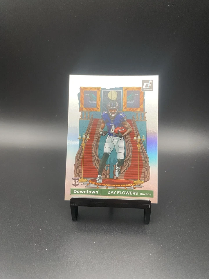 2023 Panini Donruss - Downtown! Zay Flowers #D-17 (RC)