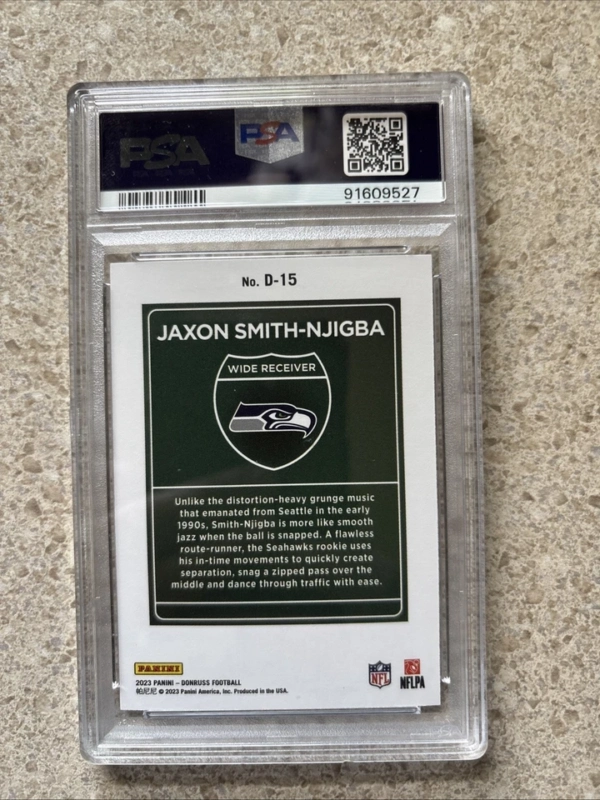 2023 Panini Donruss - Downtown! Jaxon Smith-Njigba #D-15 (RC) - Image 2