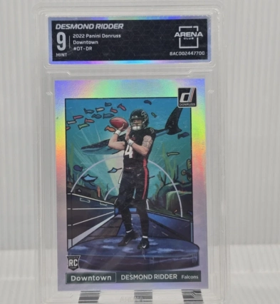 2022 Panini Donruss Optic - Downtown! Desmond Ridder #DT-DR (RC) Arena Club 9
