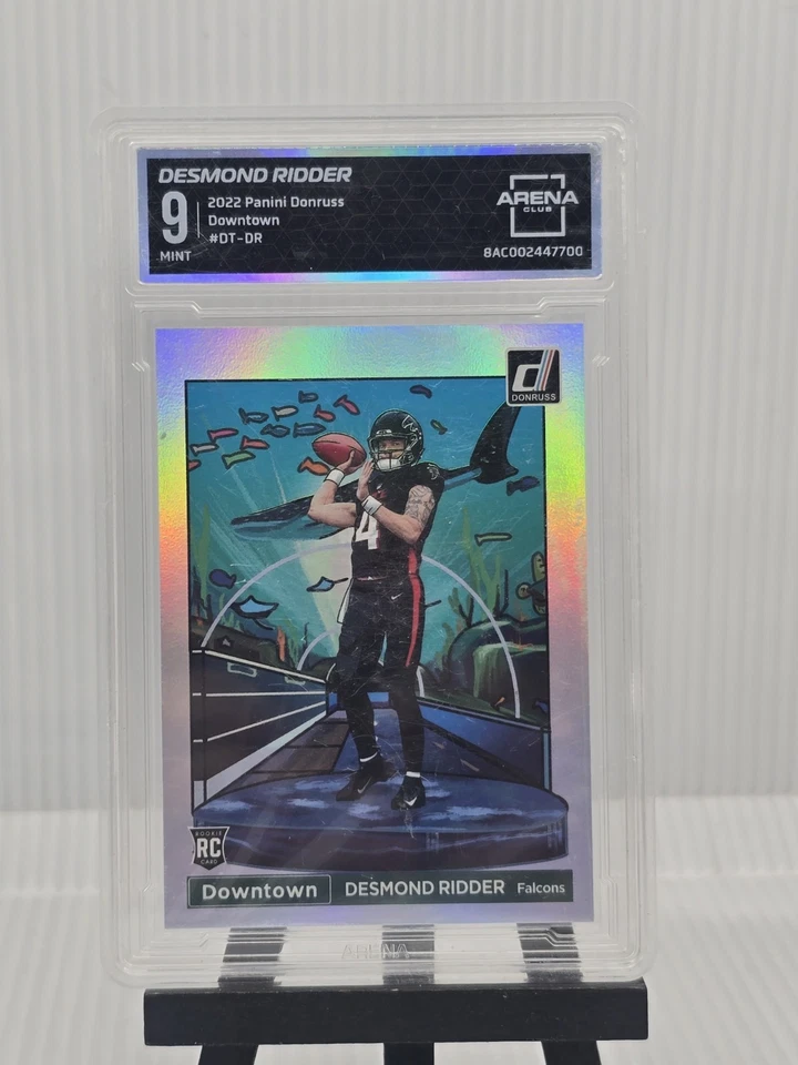2022 Panini Donruss Optic - Downtown! Desmond Ridder #DT-DR (RC) Arena Club 9
