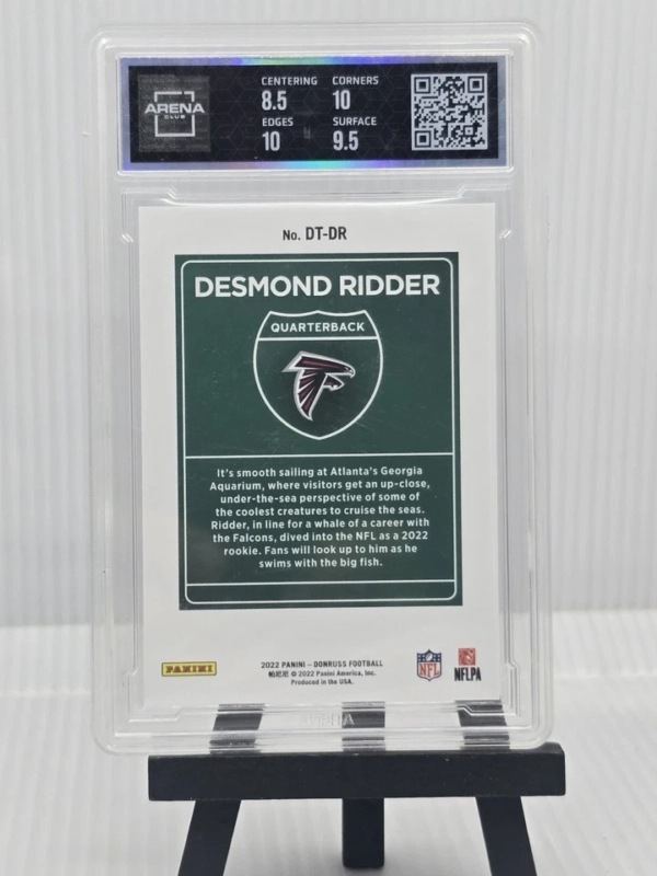 2022 Panini Donruss Optic - Downtown! Desmond Ridder #DT-DR (RC) Arena Club 9 - Image 2