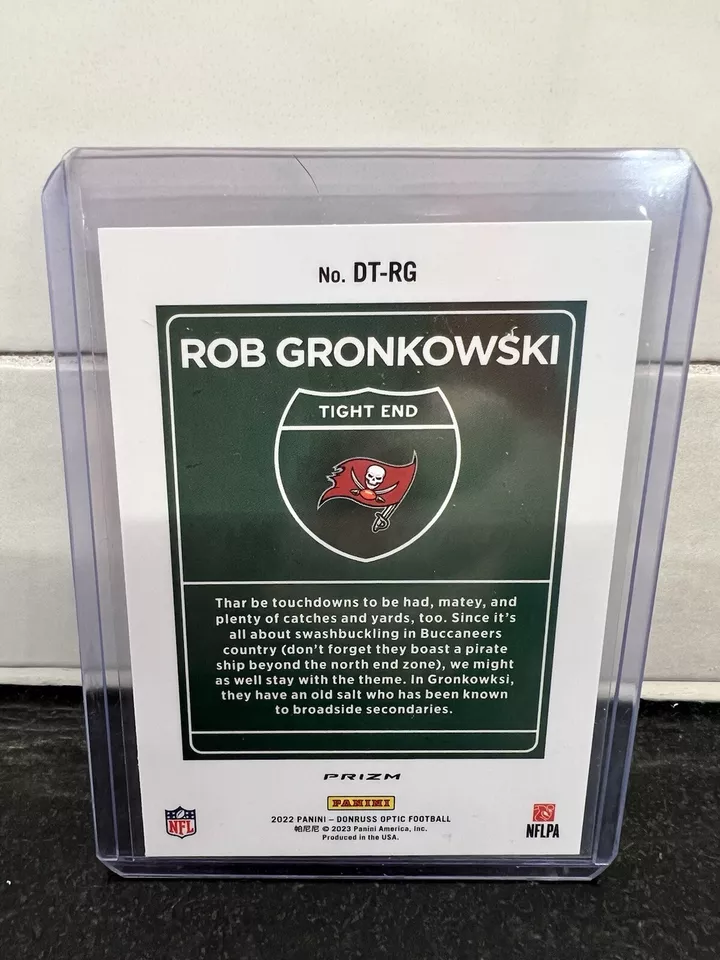 2022 Panini Donruss Optic - Downtown #DT-RG Rob Gronkowski Tampa Bay Buccaneers - Image 2