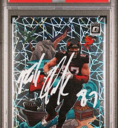 2022 Panini Donruss Optic - Downtown Rob Gronkowski #DT-RG Autographed PSA 9