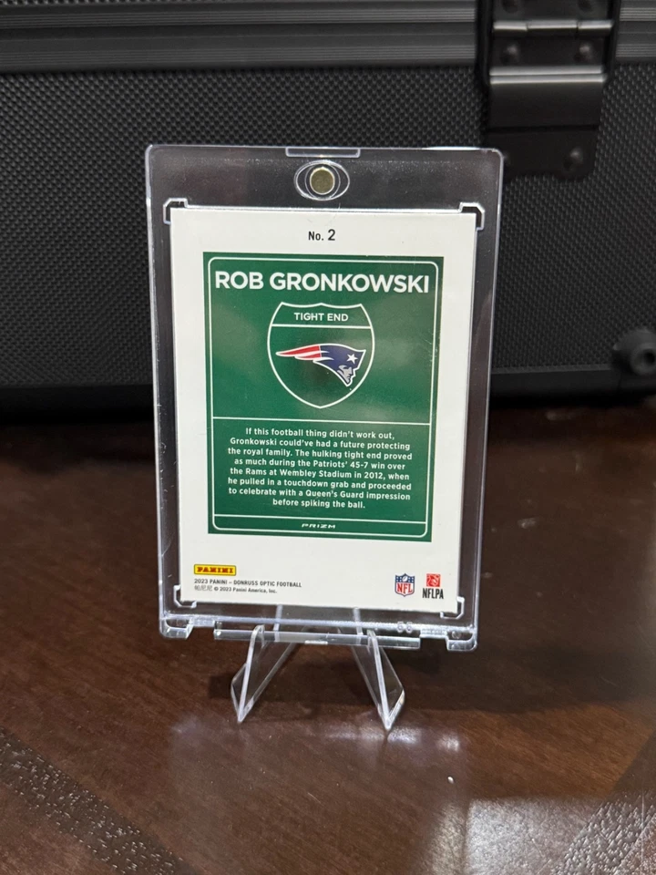 2023 Panini Donruss Optic - International Downtown Rob Gronkowski #2 - Image 4
