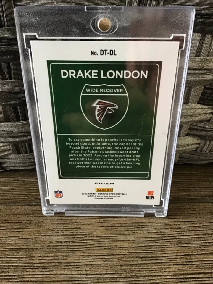 2022 Panini Donruss Optic - Downtown Drake London #DT-26 (RC) - Image 3