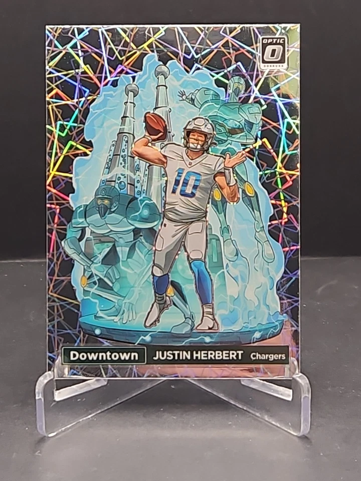2022 Panini Donruss Optic - Downtown Justin Herbert #DT-JH - Image 5