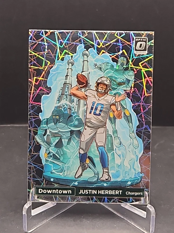 2022 Panini Donruss Optic - Downtown Justin Herbert #DT-JH - Image 4
