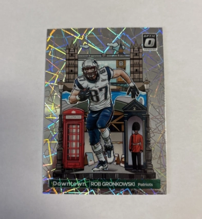 2023 DONRUSS OPTIC FOOTBALL ROB GRONKOWSKI INTERNATIONAL DOWNTOWN SSP Case Hit